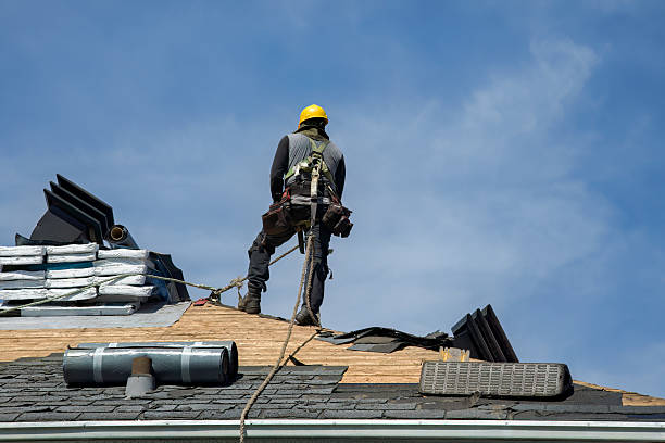 Professional Roof Installation technician working in Barnet, VT